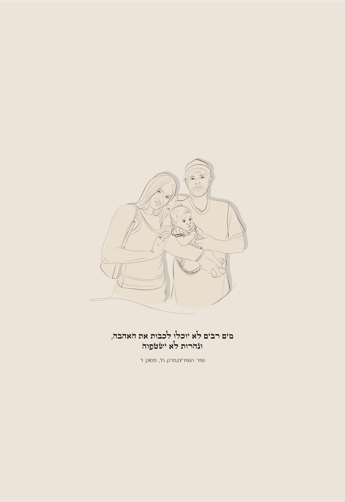 מים רבים לא יוכלו לכבות את האהבה ונהרות לא ישטפוה